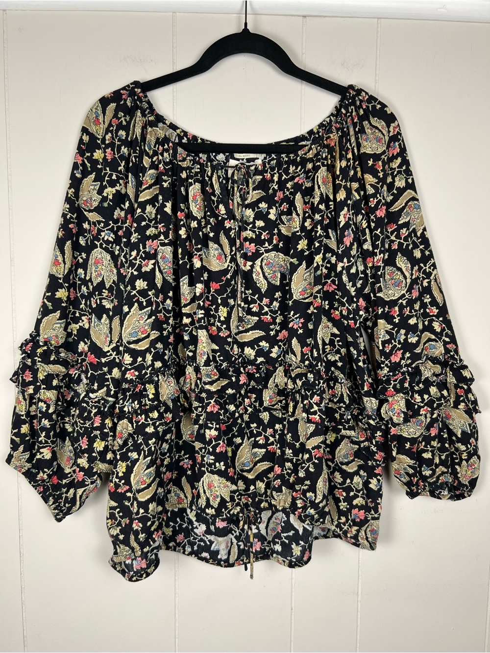 Denim & Supply Ralph Lauren Boho Women’s Top Western Floral Peasant Size XXL